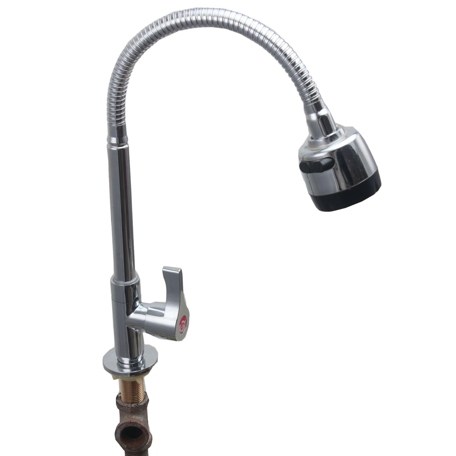 ZYCHSJXA Water Kitchen Tap Universal Big Bay Seven-Character Vegetable Basin Faucet Sink Mixing Vertical