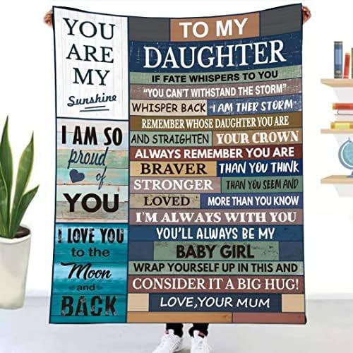 Son Gifts From Mum Fleece Blanket to My Son Personalized Blanket Gifts For Son Birthday Christmas Encourage And Love Gifts For Son Soft Fluffy Blanket Christmas Day Boy Presents For Son,150x220