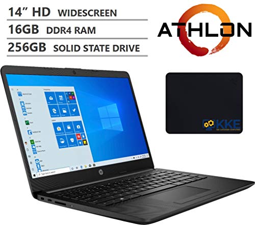 HP 14" HD SVA Anti-Glare Micro-Edge Screen Laptop, AMD Athlon Silver 3050U Processor
