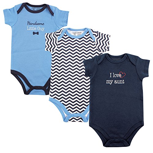 Luvable Friends - Body de algodón unisex para bebé - Multi - 0-3 meses