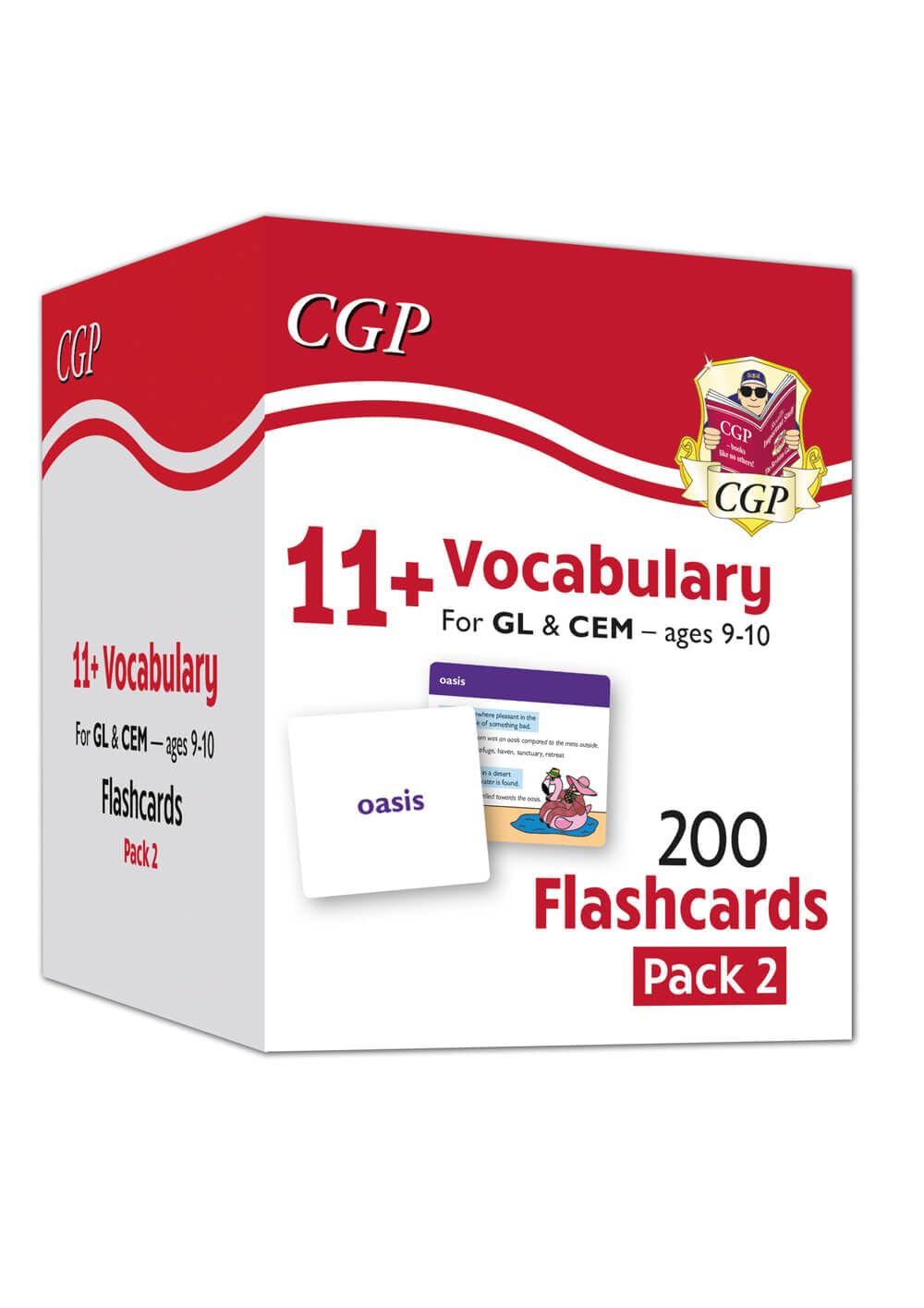11+ Vocabulary Flashcards for Ages 9-10 - Pack 2: for GL and all other test providers (CGP 11+ Ages 9-10)