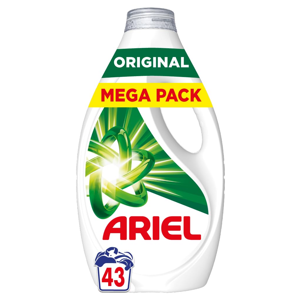 Ariel Brilliant Original Liquid Laundry Detergent White 42