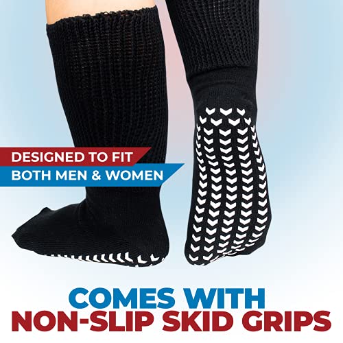 Extra Wide Socks For Swollen Feet, Wide Calf Socks, Diabetic Socks for