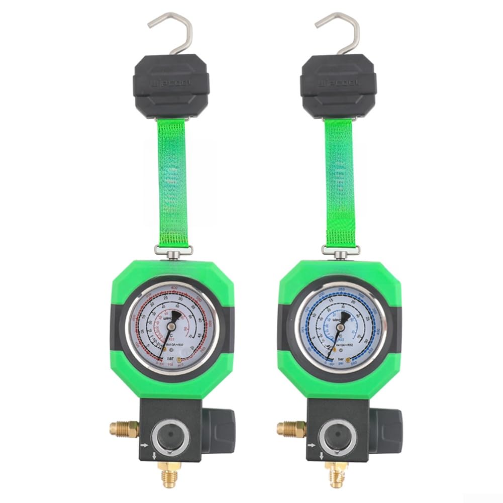 GLOBALHUT Manometro Digitale R22 R410A Olio LED USB(G68-1L)