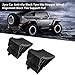 Car Tyre Slip Stopper, Pack of 2 Heavy Duty Car Anti Slip Block Tyre Slip Stopper Wheel Alignment Block Tire Support Pad Car Wheel Chocks for Truck Car Trailer, Black