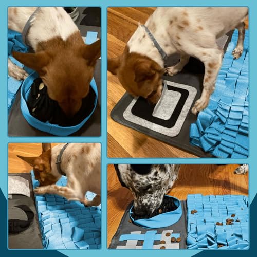 Alfombra Olfativa Perros, Juguetes Perros Interactivos Alfombra Olfato Perro Manta Olfativa Perro Accesorio de Entrenamiento Snuffle Mat para Perros - imagen 6