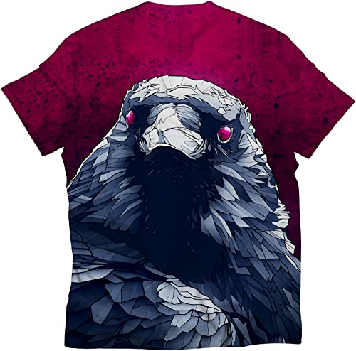 Image of STAND OUT All Over Printed Psychelic Trippy Animal T-Shirts