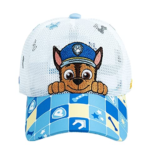 パウ パトロール キャップ 帽子 子供 46cm-54cm 調整可能 コーデ アクセント キュート 上品 春夏 旅行 クリスマス プレゼント カジュアル ヒップホップ (青5)