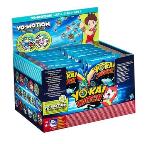 Genérico Yokai - Yo-Kai Watch sobre Sorpresa con 2 Medallas Serie 4. Display 24 Sobres. (48...