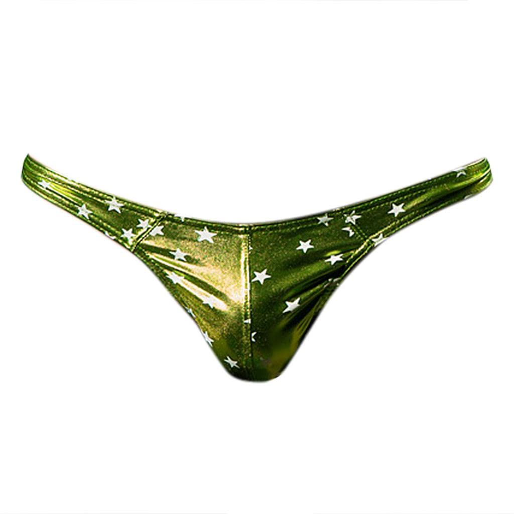 Men's Underwear Thongs Bronzing Ordinary Stars Green-M | Clothing Shoes & Accessories | Mens Clothing | Underwear | 1XUnderpants-image-12