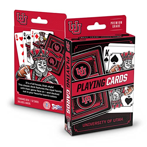 Image of YouTheFan NCAA Officially-Licensed Playing Cards - Original Artwork on All face Cards and Jokers - Team's Official Colors - Quality Linen Texture - Designed in The USA