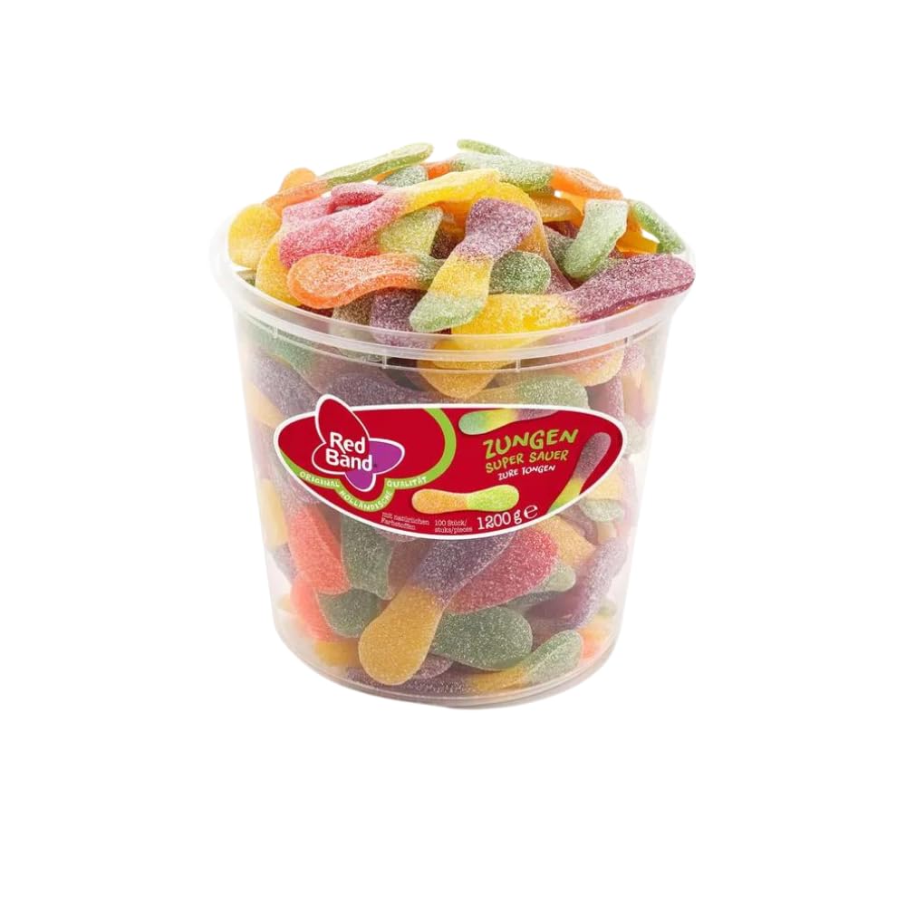 Red Band MIX BOX - Das ultimative Süßigkeitenpaket mit 3 Sorten Red Band - Zungen Super Sauer, Fido Cola, Zombi Smile