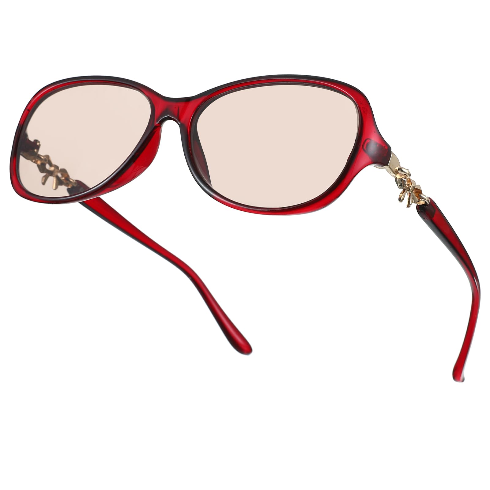 Natural Crystal Sunglasses For Men Women Cooling and brightening for the eyes scratch-resistant Oversized lenses
