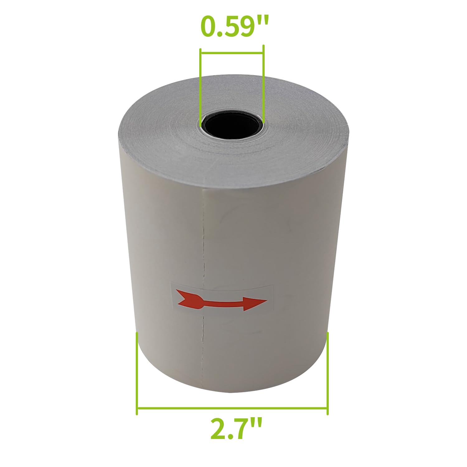 Lot de 32 rouleaux de papier autocopiant 2 plis blanc/jaune pour reçus de restaurants et points de vente | Compatible avec Star Micronics SP700, SP2000, UP389, Omni 480, TMU 220, TMU 250, etc