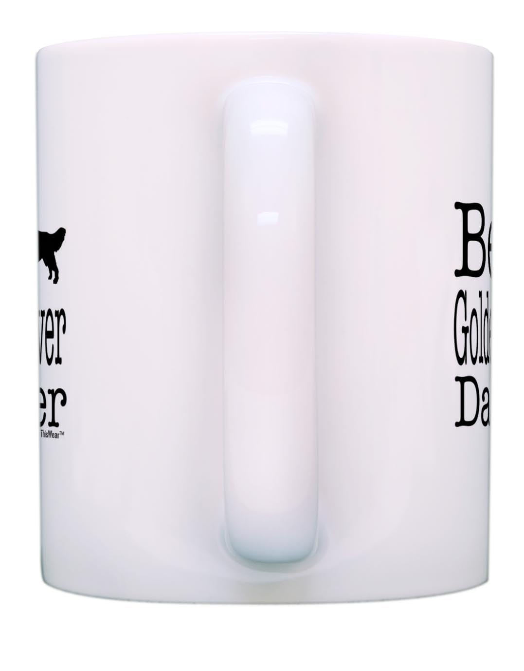 ThisWear Dog Lover Mug Best Golden Retriever Dad Ever Dog Puppy Supplies Gift Coffee Mug Tea Cup White