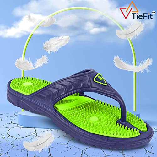 Image of TieFit Men's Accupressure Non-Slip Slipper Flip & Flop