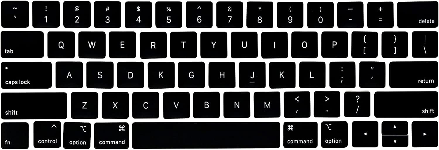 Padarsey Replacement Keyboard Keys, Keycap US Set Compatible for MacBook Pro Touch Bar 13-inch A1989,15-inch A1990 2018 2019-picture-30