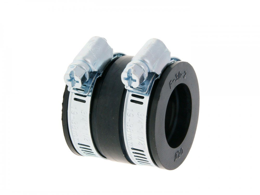 Carburador De Toma contera Goma Adaptador (Brida métrica 20 mm)