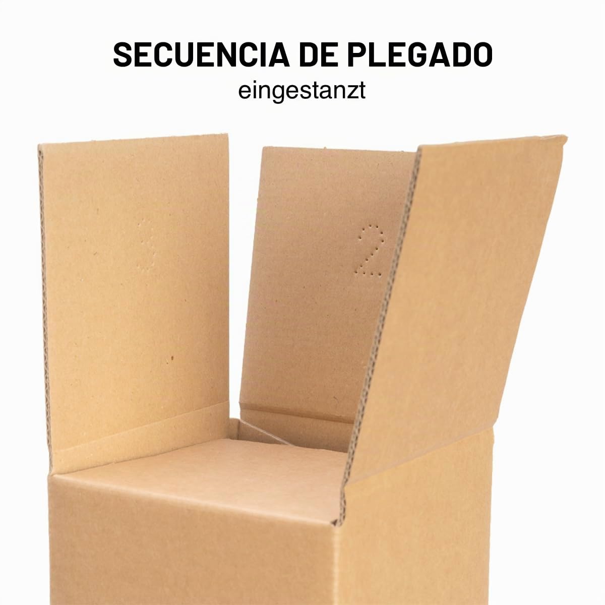 verpacking tubos de envío cuadrados 475 x 110 x 110 mm marrón [versión y cantidad seleccionables] caja de envío de canal simple 50 unidades