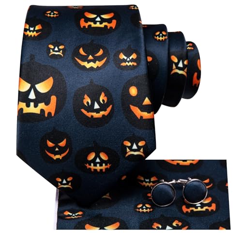 Image of Hi-Tie Men's Tie Sets Silk Paisley Striped Necktie Pocket Square Cuff-links Sets Wedding Business Holiday