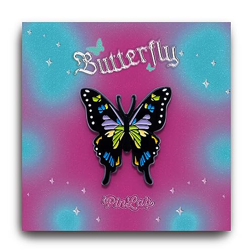 Image of PinLab Swallowtail Butterfly Collectible Insect Enamel Lapel Pin Accessory