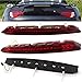 Red Light Red Lens Trunk 3rd Third Brake Stop Light Rear Lamp Assembly Replacement for BMW E85 Z4 2003-2008, Replaces 63256917378
