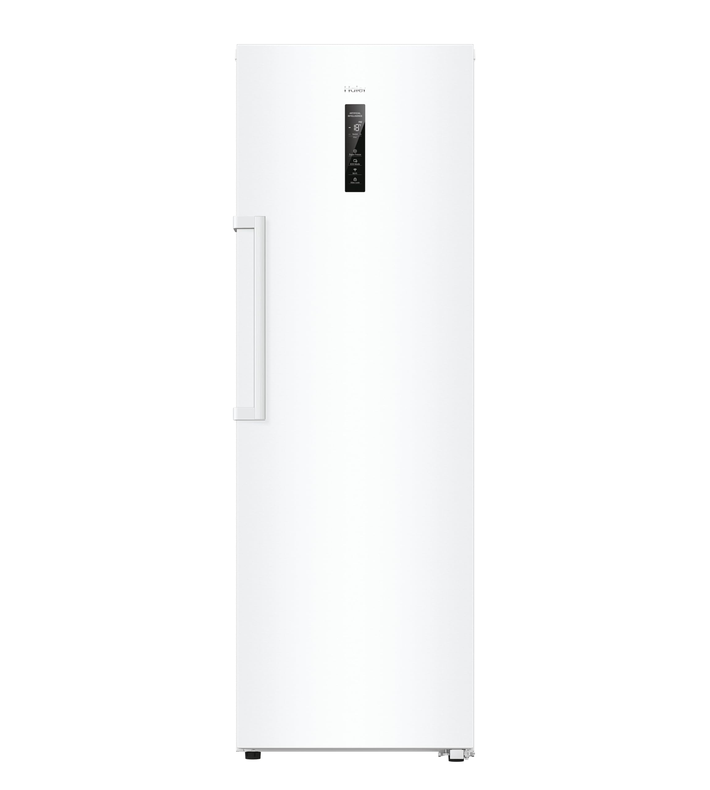 Haier Congelatore con sbrinamento automatico e macchina per cubetti di ghiaccio I Instaswitch H4F272WDH1 I Total No Frost congelatore, capacità 276 l, utilizzabile anche come frigorifero I Freezer con