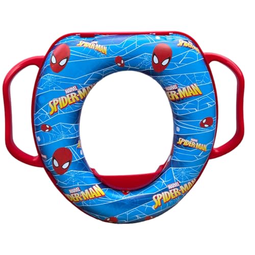 Redutor WC para crianças Spiderman Marvel adaptador de água universal com alças