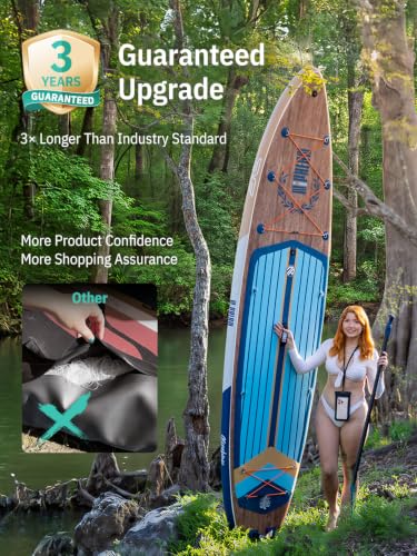 Image of Niphean (Extra Large) Inflatable Paddle Board, SUP for 2+1 People /Family