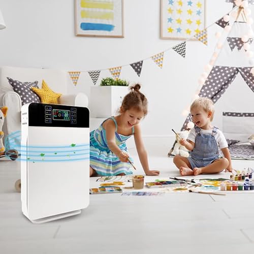 Mediashop Livington AirPurifier | Luftreiniger bis zu 30m2 | 6-Filter-System | zuschaltbar: UV- und IONEN-Filter | Automatik-Funktion | 3 Stufen | Timer | entfernt 99% Aller Partikel | Das Original - 3