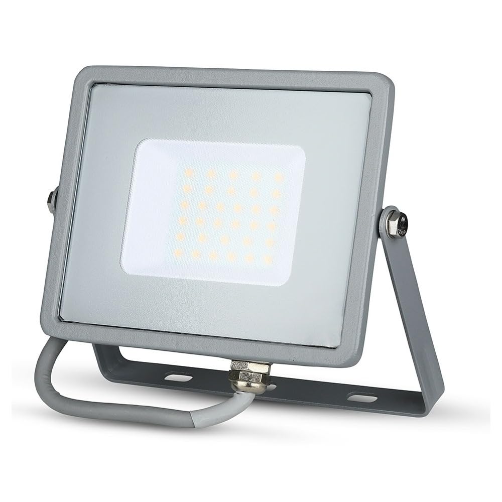 V-TAC LED Floodlight 30W 6400K Grey VT-30