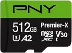 PNY 64GB Premier-X Class 10 U3 V30 microSDXC Flash Memory Card 5-Pack - 100MB/s, Class 10, U3, V30, A1, 4K UHD, Full HD, UHS-I, Micro SD
