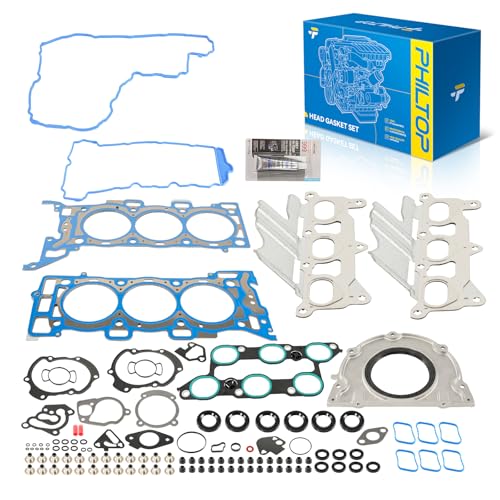 Image of PHILTOP HS26376PT-5 Head Gasket Set Fit for Chevrolet Traverse /Buick Enclave 2009-2017, GMC Acadia 2009-2016, Acadia Limited 2017, Saturn Outlook 2009-2010, Engine Cylinder Head Gasket Kit