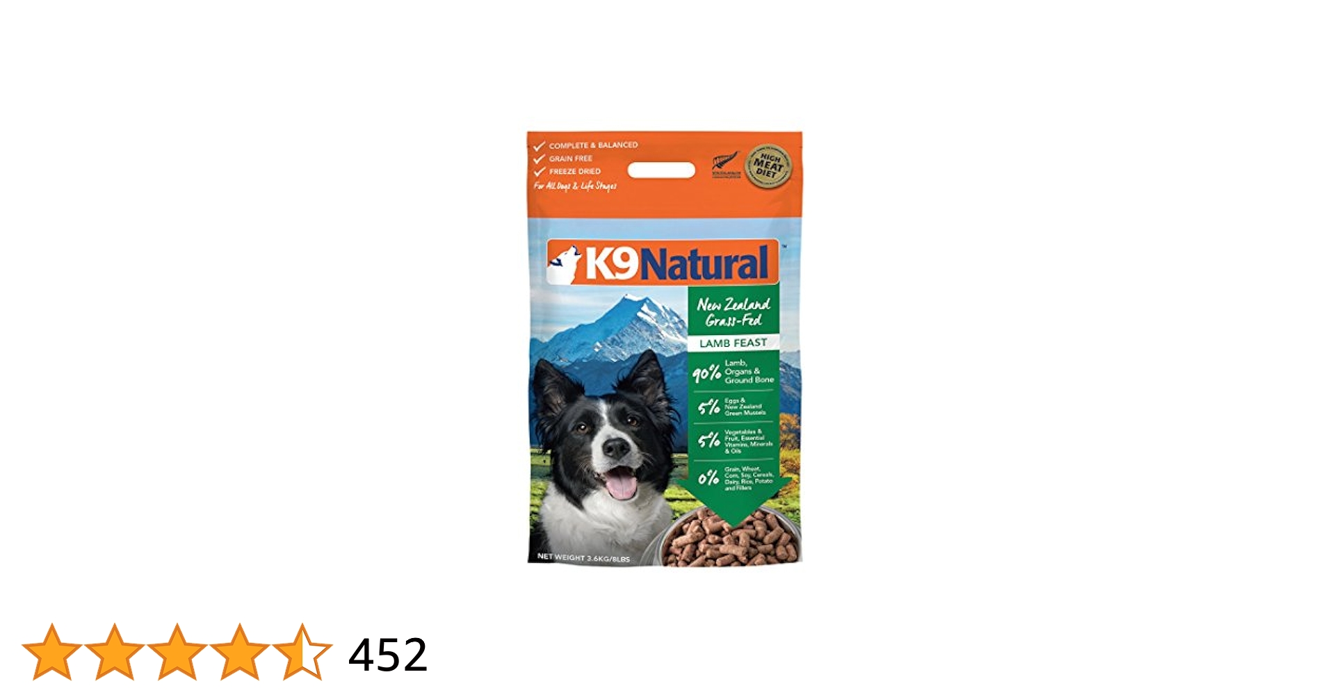 K9ナチュラル ケーナインナチュラル　ラム・フィースト500g K9ラム・フィースト｜ドッグフード｜K9ナチュラル公式通販サイト