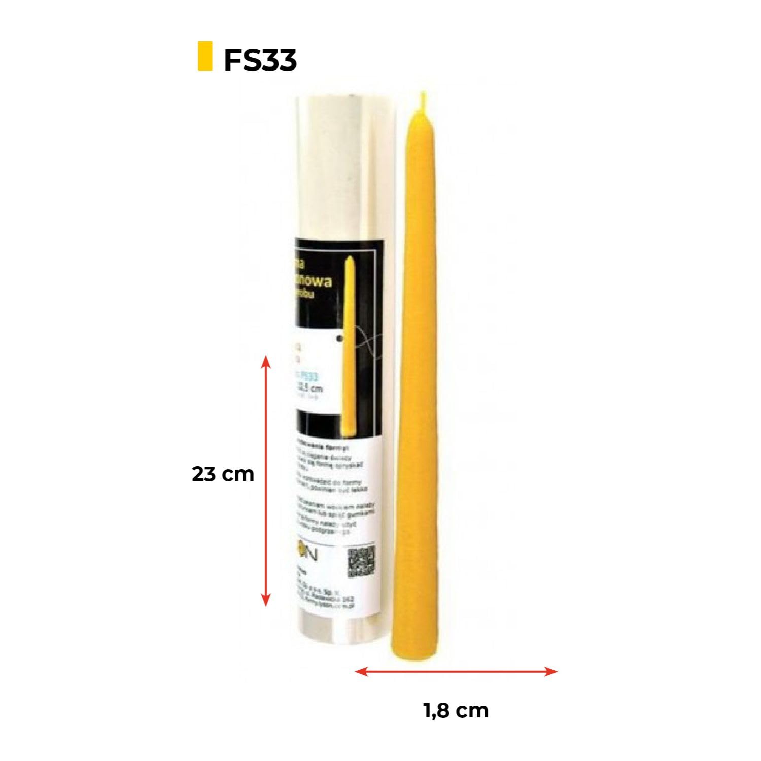 LYSON Moule à Bougie Bougie droite Hauteur: 22,5 cm Moule en silicone pour bougies Silicone Bougie Verser Moules Bougies en cire d'abeille DIY et artisanales Bricolage Réutilisable Bougie
