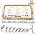 Produktbild VIGRUE Schlauchschellen Einstellbare Edelstahl Schneckenantrieb 8-44mm Schhlauchklemmen Rohrschellen Rohrschlauchbefestigungen Clips für Home Gas Ohr/Auto/Traktor/Lokomotive/Schiff80Pcs