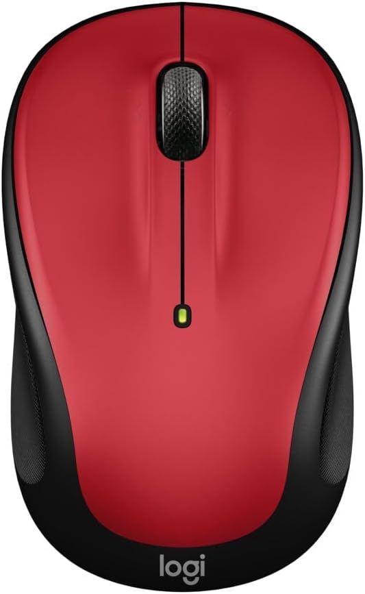Logitech M325S Wireless Mouse, Red