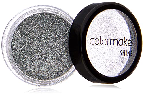 Glitter Shine Extra Fino Prata Pote 3G, Colormake