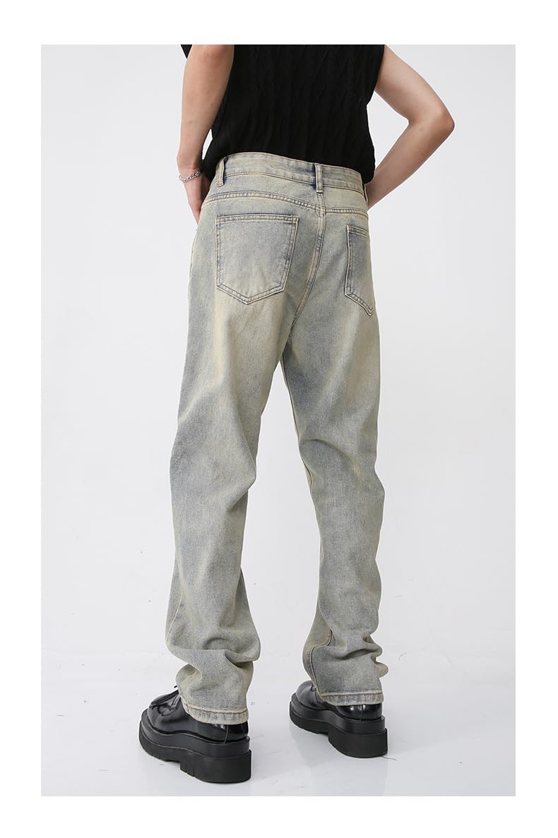 Jeans Pantalon Modische Herren-Jeans Im Retro-Basic-Stil Mit Schmaler Passform
