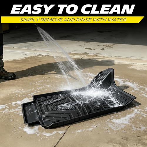 Image of Michelin Vehicle Mats for 2019-2025 Toyota RAV4 Gas | All-Weather TPE Custom Fit Liner, Not Fit Hybrid or 2026, Elite