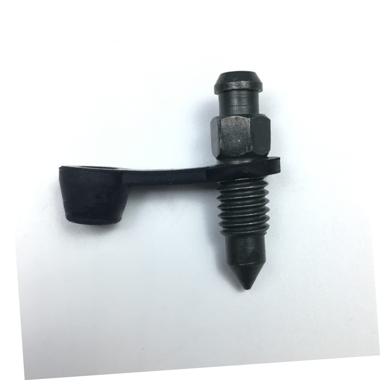 Motorcycle Brake Caliper Bleed Screws with Replaceable Dust Caps Stainless Steel Bleeder Bolts for Fluid Leak Prevention Rubber Covers High Hardness Portable Kit