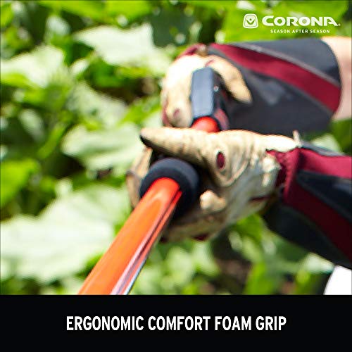 Corona LR 3460 Long Reach Cut 'n' Hold Pruner, 46-Inch, Red