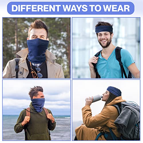 Neck Gaiter Bandana Face Mask 10Pk - Sun Cooling Scarf Gator Cover Head For Men & Women #TOP3