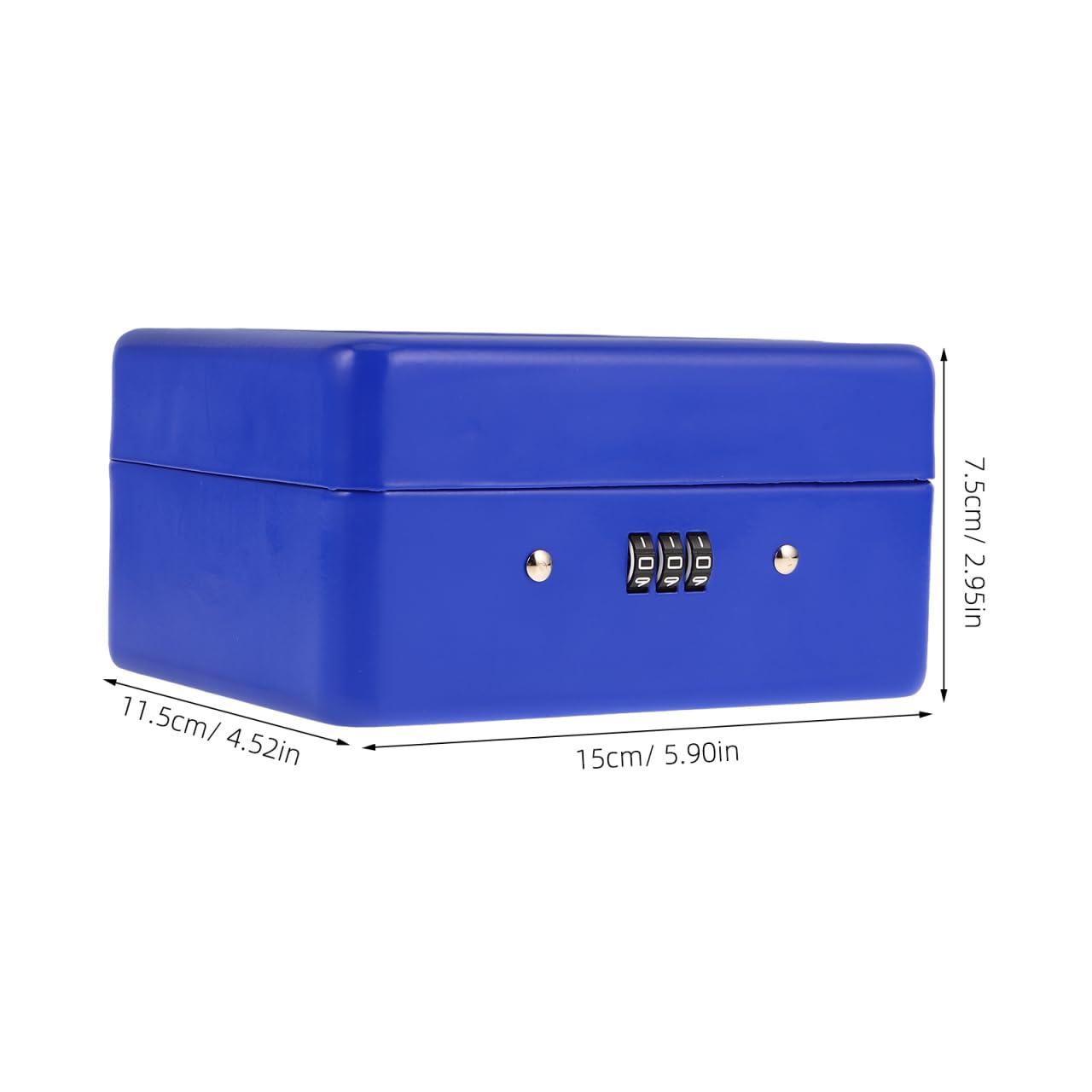SEWACC Boîte à Métallique Verrouillable Petite avec Plateau Amovible Organisateur Portable Sécurisé pour Billets et Caisse à Verrou Robuste pour Domicile et Bureau