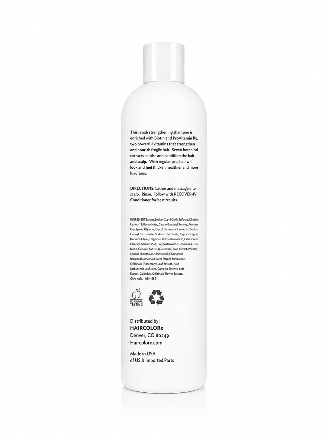 Strength + Recovery Duo – Infusion Therapy Shampoo & RECOVER-IV Conditioner for Color-Treated Hair, Hydrating & Strengthening System (2-Piece Set)