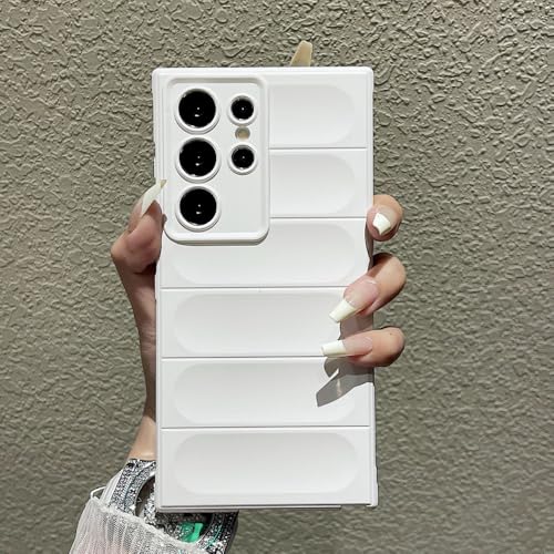 Coque silicone mat Samsung S24 S23 S22 Ultra protection souple blanche Galaxy