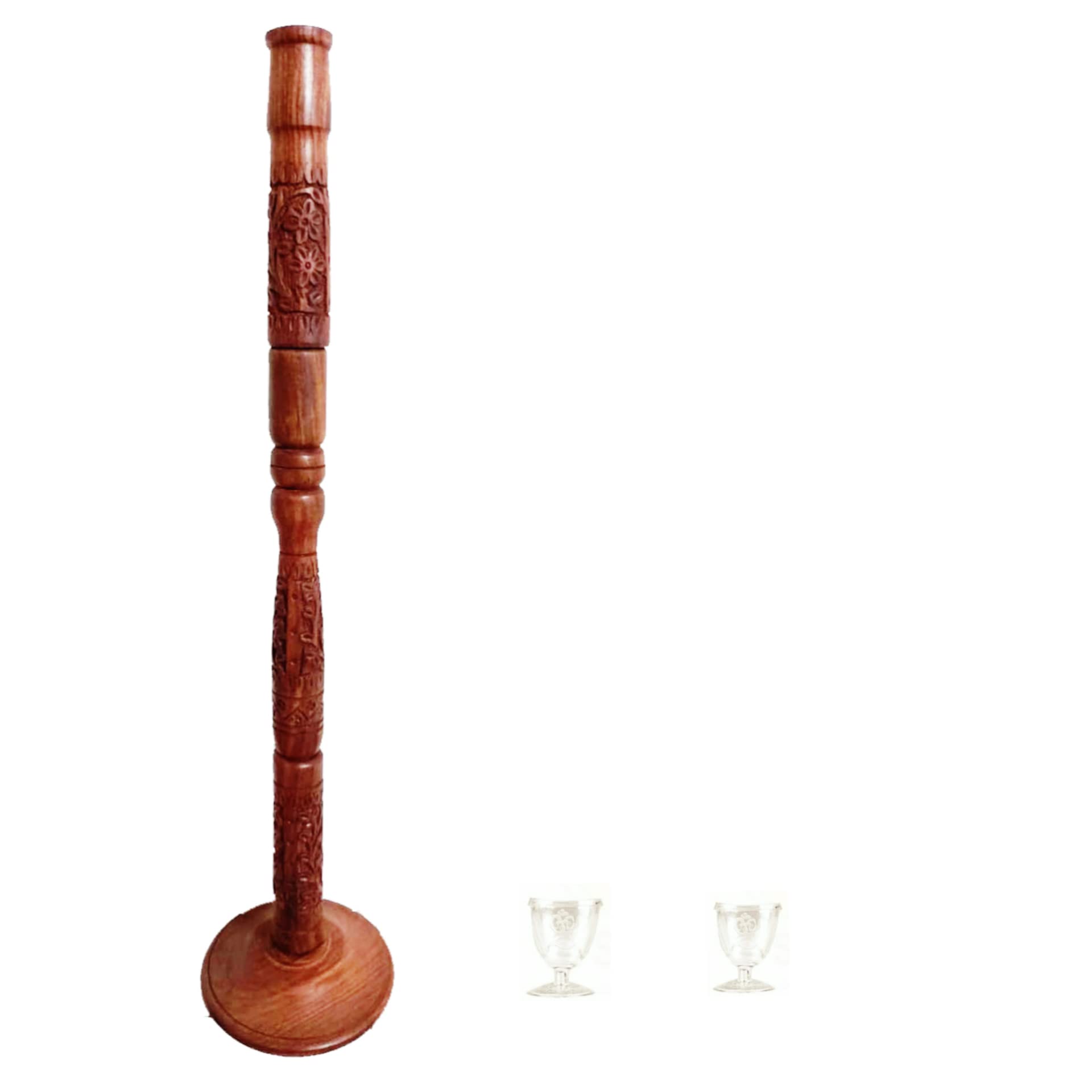 Yoga Store Wala Wooden Tratak Stand with 2 Eye Wash Cup - (Combo Pack of 2) (B08Z7NNVWX) Amazon Price History, Amazon Price Tracker