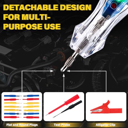AWBLIN 101PCS Automotive Test Light Probe Kit 3-72V DC - image 2