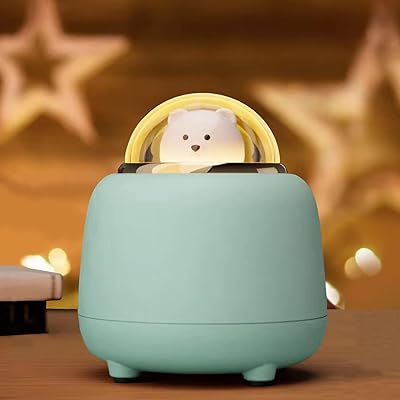 Baolira Bluetooth Speaker with Lights, Bear Wireless Speaker with Adjustable Dual Night Light for Kawaii Room Decor, Bedroom Birthday Gifts for Teen Girls Kids Cute Stuff