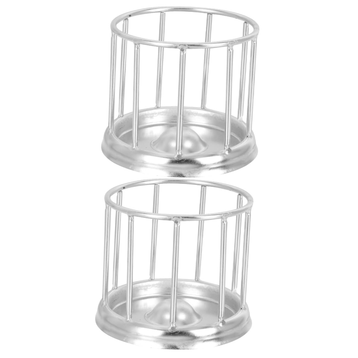 Mipcase 2pezzi Mangiatoia Acciaio Inossidabile per Tartarughe e Rettili Ciotola per Alimentazione Compatta e Facile da Pulire Design Resistente e Liscio Contenitore per Cibo per Animali
